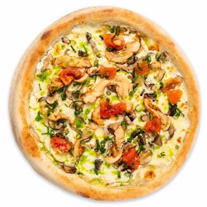 Пицца с курочкой и томатами с соусом ранч  2007022058361252