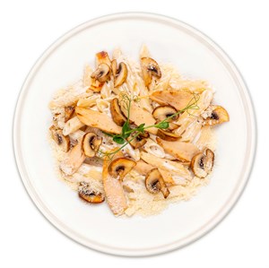 Паста с курицей и грибами 02745
